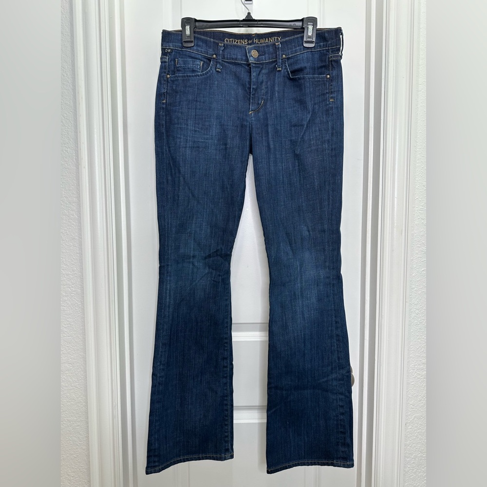 Citizens of Humanity Jeans 30x31 Dark Blue wash Dita Petite Bootcut Low Rise